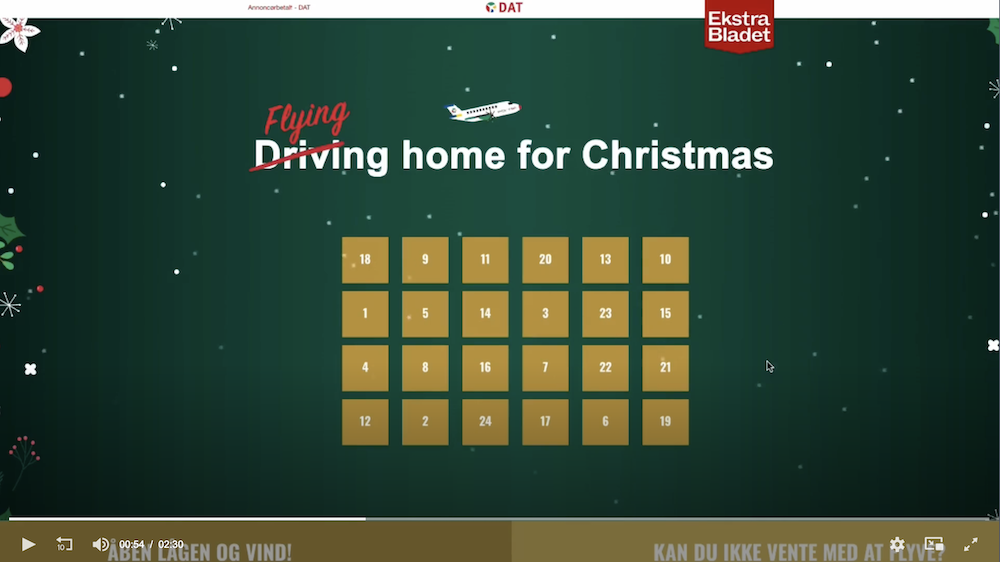 Digital Advent Calendars for an Interactive Christmas Campaign