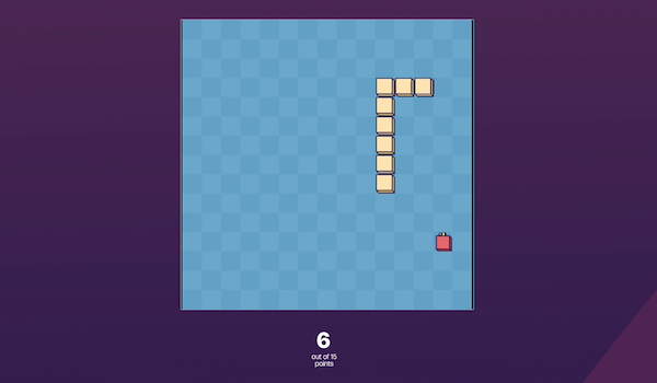 Snake game playable example image