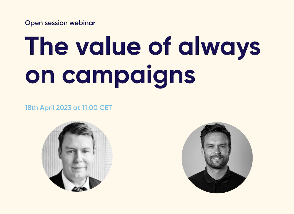 On-demand always on campaigns featured image for webinar
