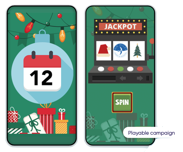Air Miles Christmas campaign using Playable
