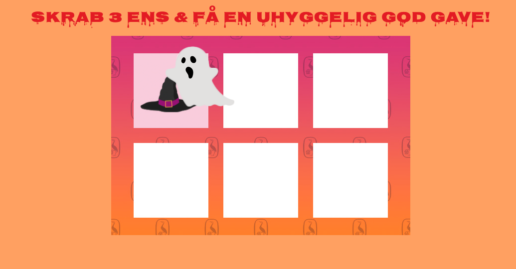 Halloween marketing idea 2: Scratchcard
