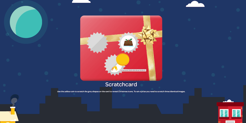 SPAR UK Scratchcard game image.