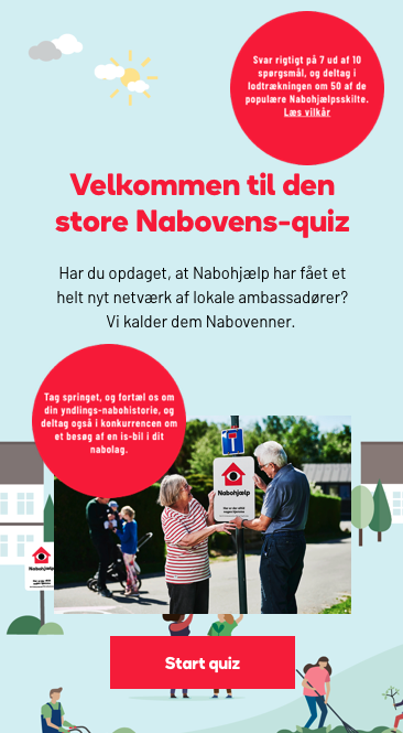 Nabohjælpen example of gamification for NGOs - Presentation page