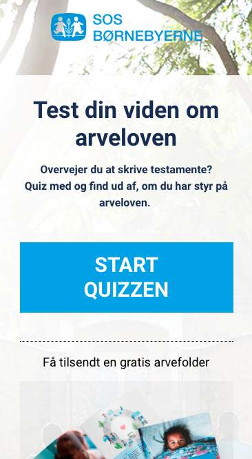 SOS Børnebyerne example gamification for NGOs - presentation page