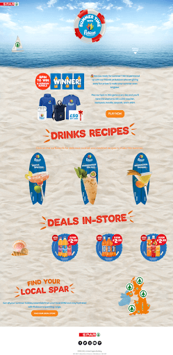 SPAR UK Summer time with Rubicon campaign