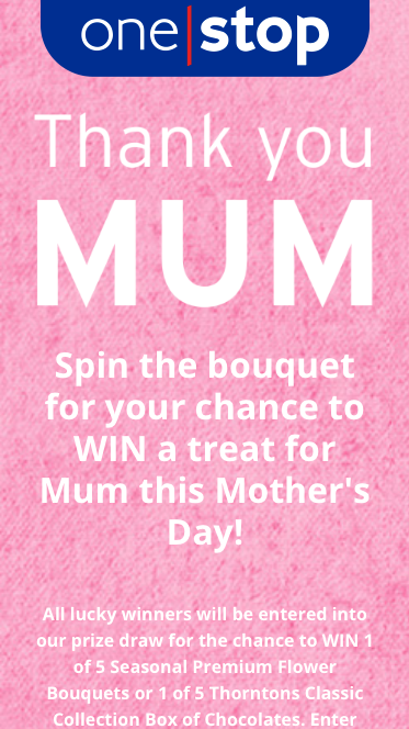 One Stop Mother's Day marketing campaign Playable