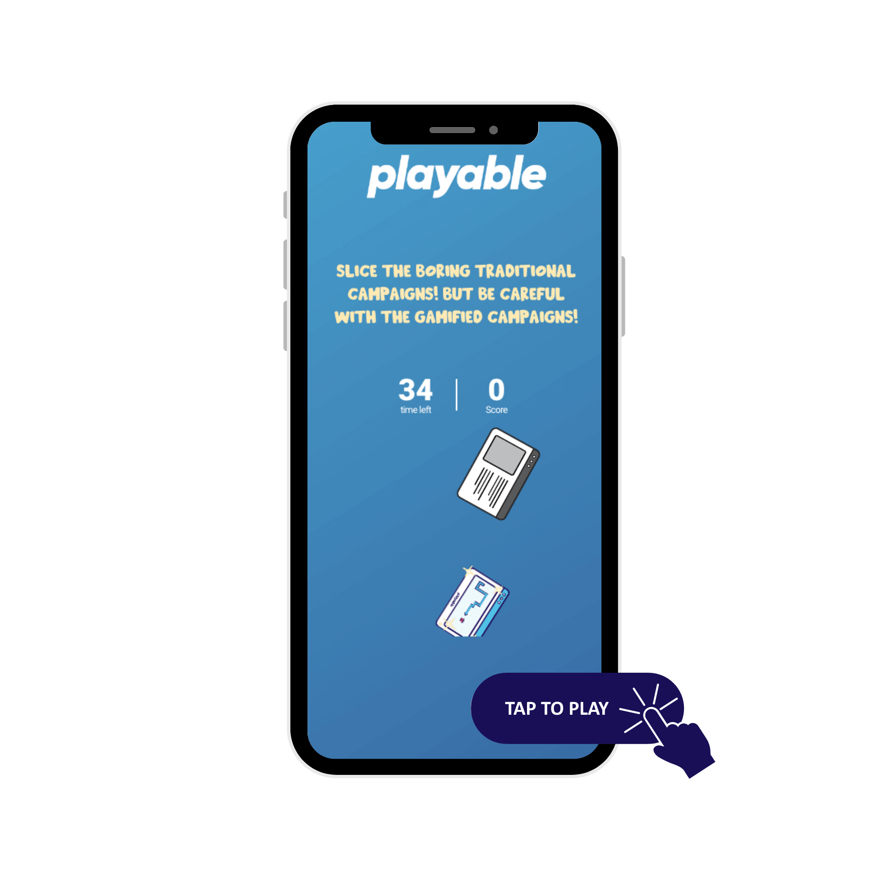 Playable B2B gamification example