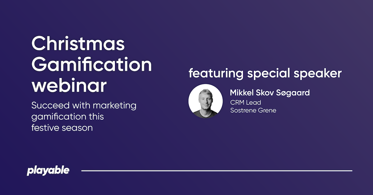 Christmas gamification webinar