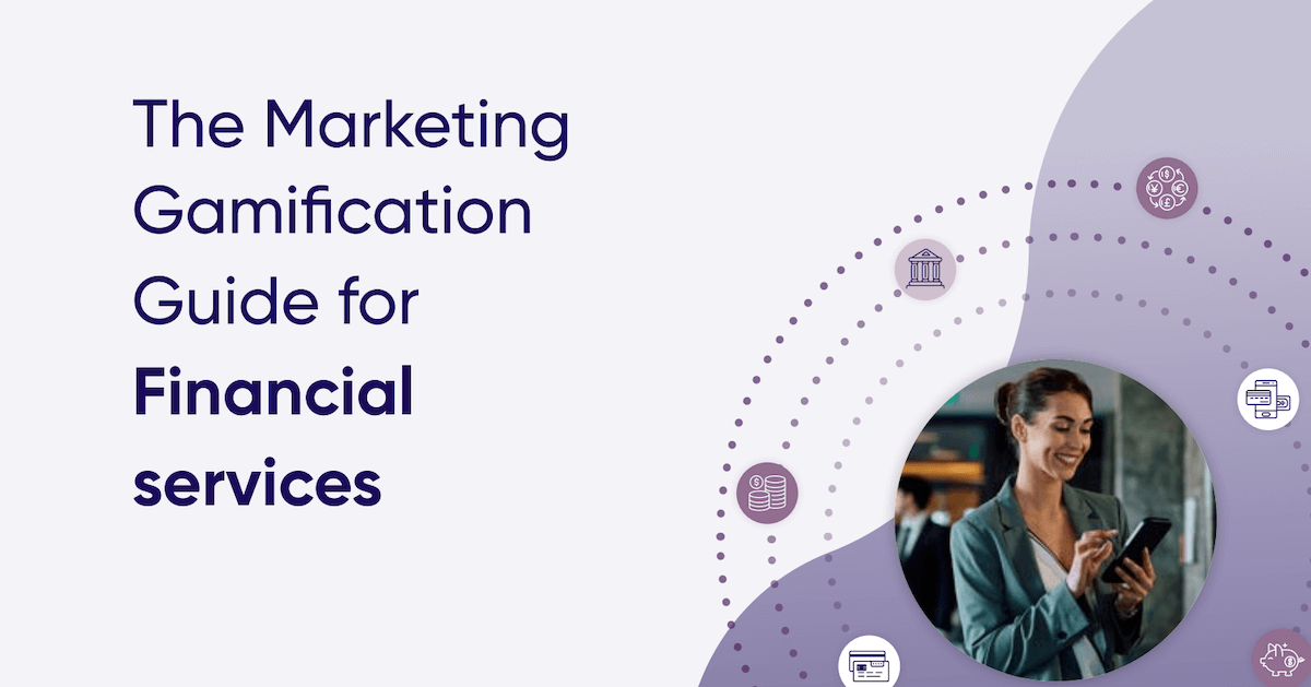 Marketing gamification guide for financial services front page.