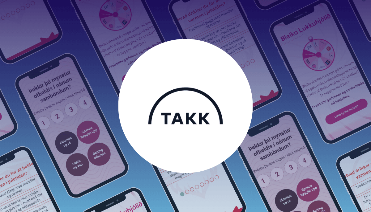 Takk customer story with Playable