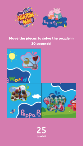 Paultons Park mobile peppa pig game made in Playable platform.