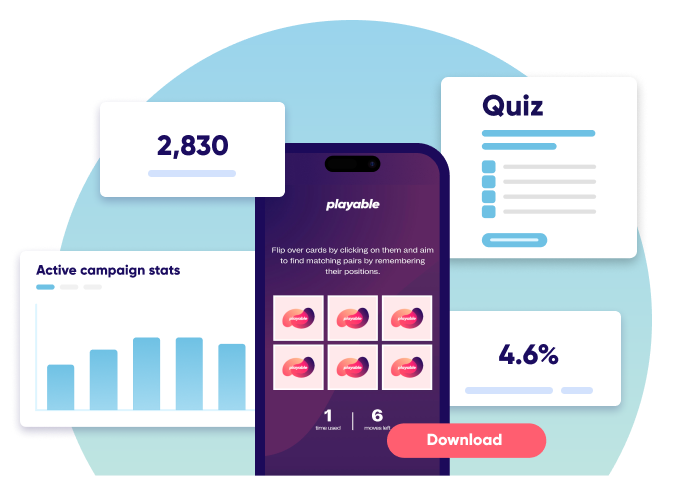 In-app use case for gamification image.