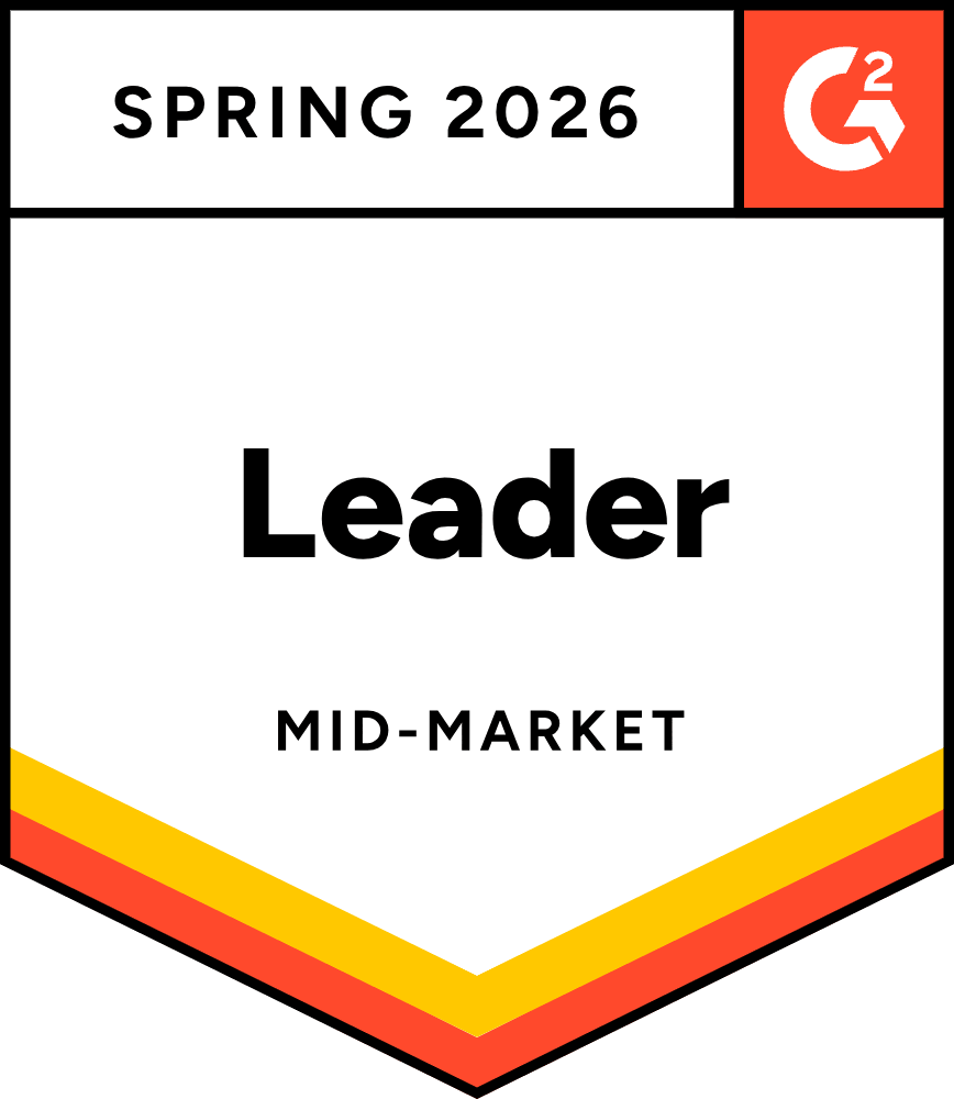 G2 Badge - Spring 2026 - Leader - Mid-Market
